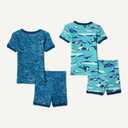 Amazon Essentials Babies, Toddlers and Boys' Snug-Fit Cotton Pajama Set, Multipacks