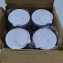 Laundry Detergent Dispenser Bottle 53oz with Label,4 Pack Liquid Laundry Dispenser,Plastic Detergent Dispenser for Laundry Room Organization and Storage,White Lid