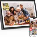 Frameo 10.1 inch Digital Picture Frame, Smart WiFi Digital Photo Frame with 32G Memory, HD Touch Screen, Auto-Rotate, Slideshow, Easy Setup, Share Photos and Videos Anywhere(Black)