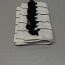 Folkulture Boho Hand Towel with Tassels for Bathroom Hanging and Decorative, 100% Cotton, 16" x 30" Inches (Hamilton Black and White)