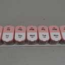 Extra Large Pill Organizer Weekly Pill Box 7 Day AM PM for Big Vitamins & Supplements, Large Capacity Medication Dispenser with 7 Detachable Compartments, XL Pill Organizer 2 Times a Day