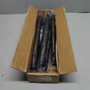 ENJOYBASICS Matte Black Shower Curtain Rod 30 to 76 Inches, 1 Inch Stainless Steel Adjustable Spring Tension Rods No Drill for Bathroom, Closet, Window, Room Divider, Never Rust, Non Slip