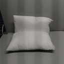 MIULEE 12x20 Pillow Inserts, Set of 2 Down Feather Throw Pillows for Couch Sofa Bed, Decorative Fluffy Throw Pillow Inserts Cotton Fabric,White