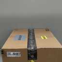 VASAGLE LILEA Collection - Small Round Side End Table, Modern Nightstand with Fabric Basket, Ebony Black and Turquoise Blue ULET223B56