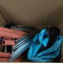 55" Toddler Mini Trampoline for Kids, Indoor Outdoor Toys with Swing, 440lbs Baby Kids Trampoline, Gymnastics Bar, Birthday Gifts for Boy Girl Age 1-8 (Pink-Blue)