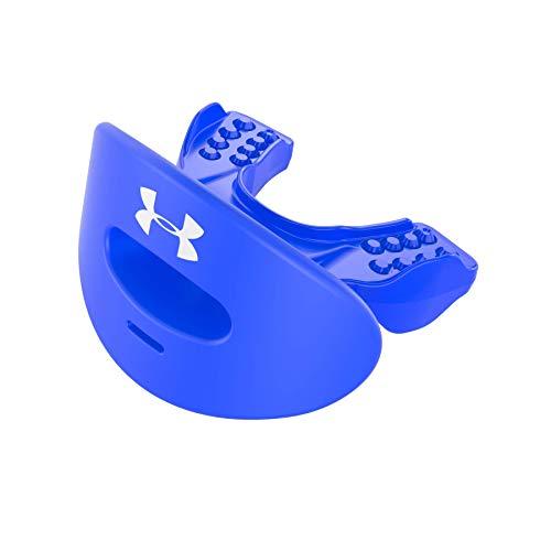 Under Armour Lip Guard for Football, Football Mouth Guard With Strap, Football Mouthpiece, Full Mouth Protection, Football Mouth Guard for Braces, Lip Guard Mouth Piece, Adult and Youth Mouth Guards, Blue