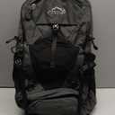 IX INOXTO Hiking Backpack, Waterproof Hiking Daypack with Rain Cover, Lightweight Travel Camping Backpack for Men Women (Black Without 3L Bladder)