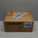 HANASS Pendant Light Fixtures, Farmhouse Wood and Glass Pendant Lighting for Kitchen Island, Rustic Pendant Lights, Height Adjustable, MD89437 (Oak)