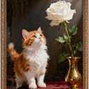 TWING 11x14 Picture Frame,Display 8x10 Photo with Mat or 11x14 without Mat,Ornate Vintage 11 x 14 Photo Frames for Wall Mounting,Bronze,1 Pack