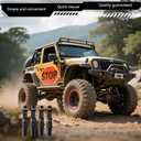 4PCS Adjustable Auto-Stop Tire Deflator Valve Kit,Screw-on Tyre Air Down Tool for 4x4 Off Road Accessories,Jeep,Truck, Pickup