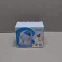 iClever BTH12 Kids Bluetooth Headphones,Colorful LED Lights Kids Headphones Wireless,74/85dBA Safe Volume,85H Playtime,Fast Charging,Bluetooth 5.2,Over Ear,Built-in Mic for iPad/Tablet/Airplane,Blue