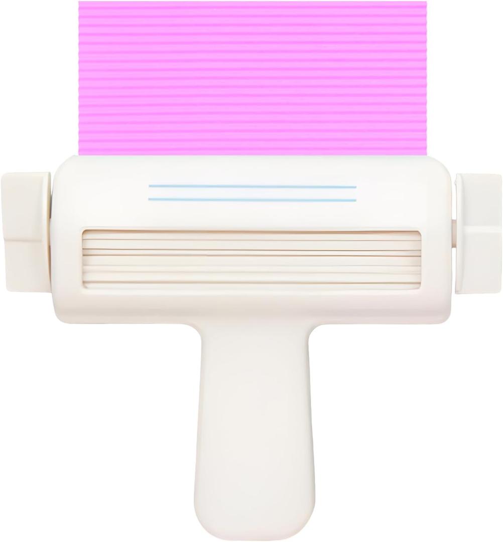 Mini Paper Crimper 6.7 Inch, for Crafting Paper, Creasing Tool for Scrapbooking, Wrapping, Bag Sealing