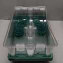 YoleShy 5 Packs Seed Starter Tray with Dome Reusable Plastic Plant Growing Trays with Humidity Domes Lids Thickened Sturdy for Seed Starting Germination Growing Seedling Propagation,14.5"x9"