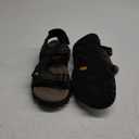 CAMEL CROWN Men's Water Sandals Waterproof Arch Support Hiking Sandals Comfort Leather Sandals Adjustable Athletic Outdoor Sandals for Summer Beach Trail Walking (11, Black/Grey)