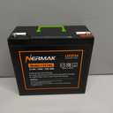 12V 18Ah Lithium LiFePO4 Deep Cycle Battery, 2000+ Cycles Lithium Iron Phosphate Rechargeable Battery for Solar Power, UPS, Lighting, Marine, Scooters, Fish Finder and More, Built-in 20A BMS