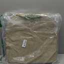 AddGrace Kitchen Chair Cushions Non-Slip Dining Chair Cushions with Machine Washable Cover Indoor D-Shaped Kitchen Seat Pads with Ties 16.5" x 16" x 2" Set of 1 Beige