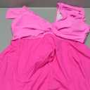 Edelqual Women's Plus Size Tankini Swimsuits Swim Dress Tummy Control Bathing Suits Two Piece Full Coverage High Waisted Modest Curvy Swimwear 2025(Color Block Hot Pink, 3XL)