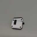 Protective Case for Apple AirPods 4, Military-Grade Shockproof Cover with Upgraded Pop-Up Padlock and Keychain Headphone Cases - White