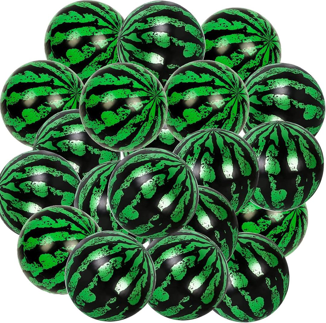 20 Pieces Watermelon Inflatable Ball Watermelon Beach Ball Swimming Pool Float Beach Ball for Summer Beach Party Supplies 20 Pieces Watermelon Inflatable Ball Watermelon Beach Ball Swimming Pool Float Beach Ball for Summer Beach Party Supplies