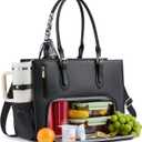 LOVEVOOK Work Tote Bag for Women with Lunch Compartment fits 17.3" Laptop