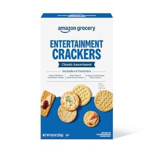 Amazon Grocery, Entertainment Crackers, Classic Assortment, 8.8 Oz (EXP 11/21/26)