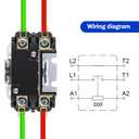 Dreyoo 24V Coil 1 Pole Air Conditioner Contactor, UL Certified Carrier HVAC Motor Contactor, Air Conditioner Replacement Relay, Compatible with C230b, Heat Pump, Refrigeration Systems (30 A)
