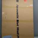 Art3d 2 Wood Slat Acoustic Panels for Wall and Ceiling - 3D Fluted Sound Absorbing Panel with Wood Finish - Walnut