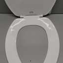 Bemis 170 Durable Plastic Toilet Seat, Elongated, White