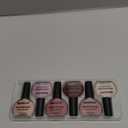 10ml Nude Pink Nail Polish Set 6 Colors Brown Red Purple All Seasons Neutral Color Quick Dry Nail Polish Set for Women Salon DIY Nail Art