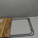 Tv Trays Folding Tv Table, Dinner Table for Eating with Sturdy Metal Frame, Small Foldable Snack Trays Table for Living Room, Couch,Sofa, Bed, No Assembly Required (Yellow Brown)