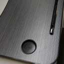 Laptop Bed Tray Table, Adjustable Laptop Stand, Portable Lap Desks with Foldable Legs, Reading Desk for Sofa Couch Floor - Large