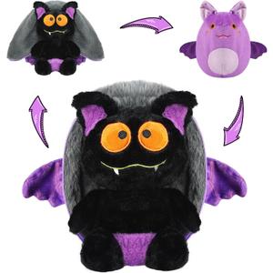 Halloween Bat Stuffed Animal - Purple Plush Toy for Kids & Adults, Cute Bat Stuffed Animal with Soft Plush for Halloween Decor & Gifts
