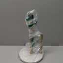 Brushed Gold Paper Towel Holder,Stainless Steel Paper Towel Holder for Kitchen Roll Organize, Standard or Jumbo-Sized Roll Paper, Countertop Roll Dispenser with Marble Base