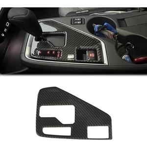 Real Carbon Fiber Gear Shift Panel Trim Compatible with Subaru Crosstrek 2024 2025 2026, Interior Decor Sticker Accessories for Subaru Impreza 2024 2025 2026