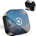 Wireless CarPlay Adapter 2026 Upgrade - Small Size, Fast Stable Connection, Plug-and-Play for iPhone iOS & Android Devices