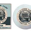 Leather Repair Salve and Brush Set for Furniture Upholstery Car Seats Wood Sofa Cleaning Conditioning Restore Shine Softness Prevent Cracks