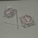 32 oz Tumbler Flip Straw Lid Replacement Fit for HydroJug Traveler Only,2 Pack Leak Proof Lid ,Replacement Spill Proof Reusable Tumbler Cover Compatible with 32oz HydroJug Cup Accessories (Pink)