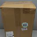 HotWay Carry On Luggage with Leather Handle, PC Zipperless Suitcase with Spinner Wheels and TSA Locks, 22x14x9 Airline Approved Luggage for Travel, Silver, 20 Inch