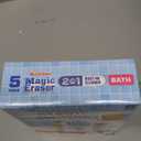 Mr. Clean Magic Eraser Sponge, Bathroom Cleaner, Shower Cleaner, Tub Cleaner, Soap Scum Remover, Bathroom Cleaning Supplies, Dawn Cleaning Power with Febreze Lavender Scent, Ultra Bath, 5ct (5 Count (Pack of 1))