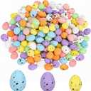 300PCS Decorative Easter Vase Filler Eggs, Speckled Foam Eggs in 3 Sizes, Colorful Mini Fake Eggs for Clear Vase Bowl Basket Centerpiece Spring Home Decor