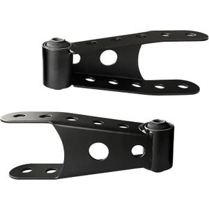 2-3" Suspension Rear Drop Lowering Shackles: Replacement for Chevy Silverado GMC Sierra 1500 C1500 K1500 - Leaf Spring Drop Shackle Kit for Dodge Ram Ford F150 Ranger Replace# 6400 410520