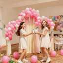 3pack Gold Metal Arch Backdrop Stand and Cover Set, 6ft 6.6ft 7.2ft Reusable Wedding Arch Back Drop Stand with White Cover, Water Weight, Bag for Birthday Party Baby Shower, Ceremony Bridal Decor