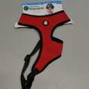 Furhaven Adjustable Padded Mesh Dog Harness - Red, Large