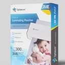 Optiazure Thermal Laminating Pouches 9"x11.5" Inches, 3mil 300Pack, Clear, Letter Size