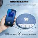 2026 New Sleep Pillow Speaker,Under Pillow Speaker Bluetooth,Comes withVolume Control & Auto-Off Timer,Wireless Sleep,Ideal for People who Sleep on Their Side (C)