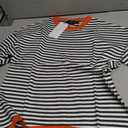 ZESICA Women's Fall Striped Sweaters Long Sleeve Crew Neck Shirts Color Block Lightweight Pullover Tops, Small