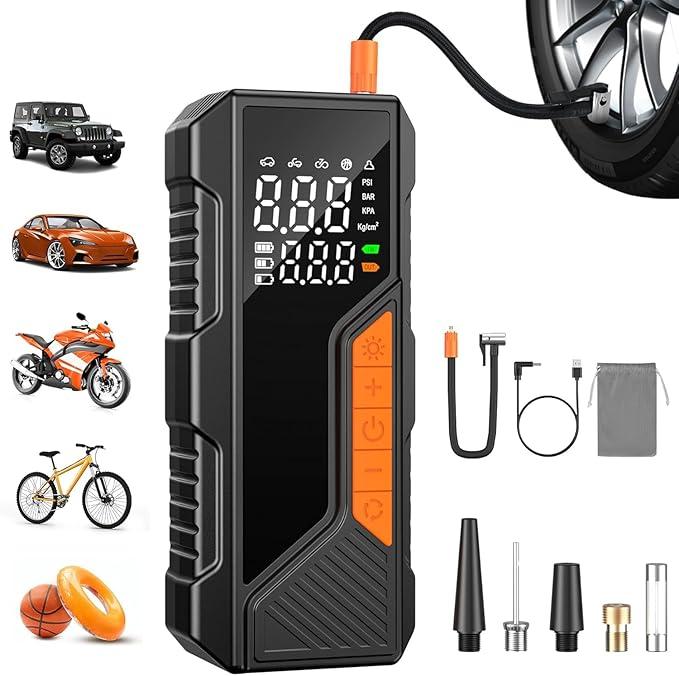 Tire Inflator Portable Air Compresso Air Pump for Cars Tires