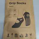 Ozaiic Pilates Socks for Women Non Slip Grip, Yoga Socks with Grippers for Barre, Hospital, Ballet, Dance, Barefoot Workout, One Size