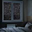 LEMON CLOUD Total Blackout Decorative Window Privacy Film, 23.6″ x 118.1″