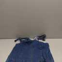 CHARTOU Women Casual Denim Short Overalls Rolled Cuff Barrel Shorts Jumpsuit Rompers, 160 Medium